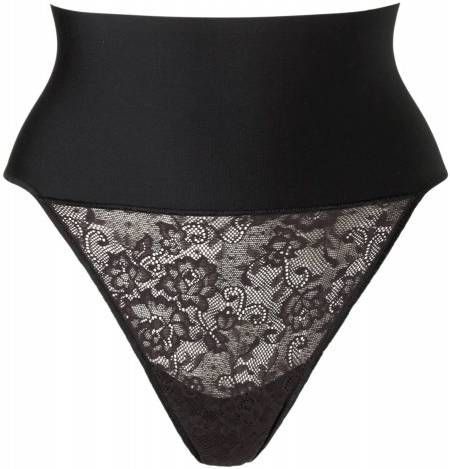 Maidenform high waist corrigerende string zwart