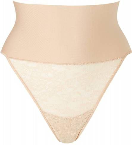 Maidenform high waist corrigerende string beige