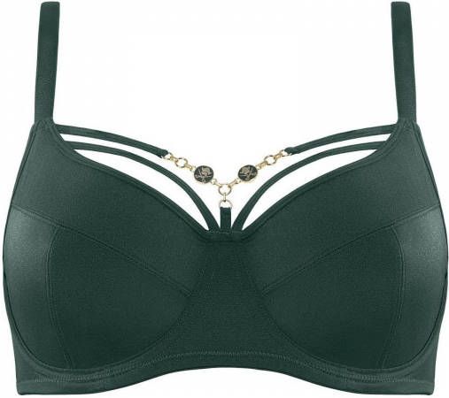Marlies Dekkers Untameable Teuta Niet voorgevormde Balconette Bh | Wired Unpadded Forest Green 85e