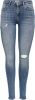 ONLY push up skinny jeans ONLPOWER medium blue denim online kopen