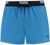 Puma Baador Logo Swimshort , Blauw, Heren online kopen