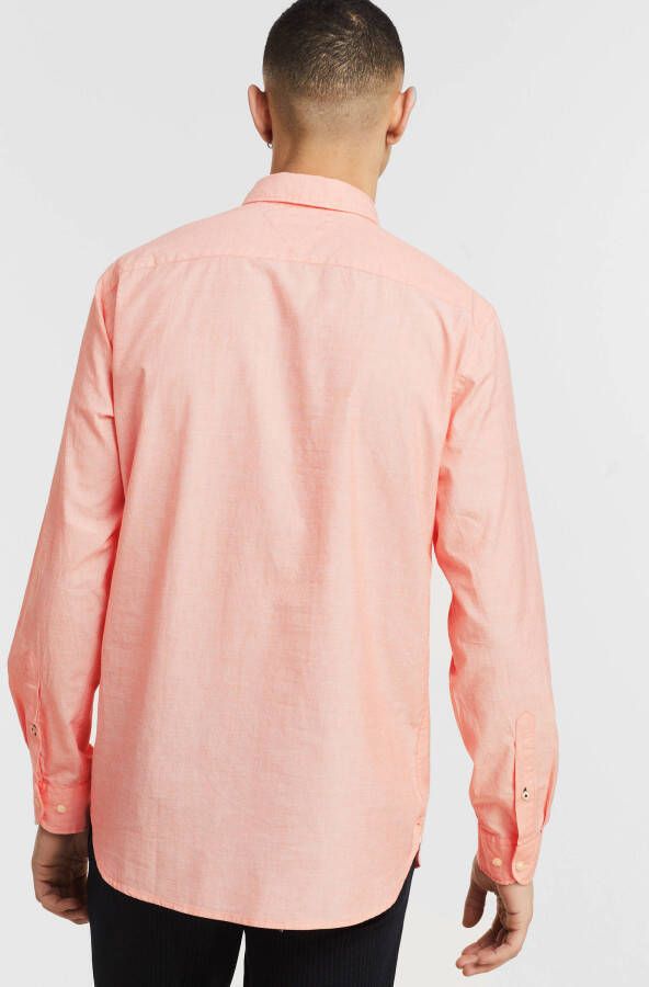 Tommy Hilfiger regular fit overhemd van biologisch katoen hawaiian coral