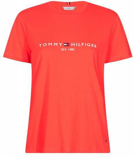 Tommy Hilfiger T-shirt met logo rood