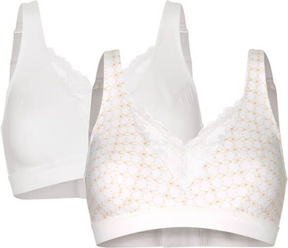harmony Bh met extra zachte band onder de buste 1x ecru/Honing