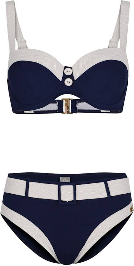 Nuria Ferrer Bikini met sierknopen Wit